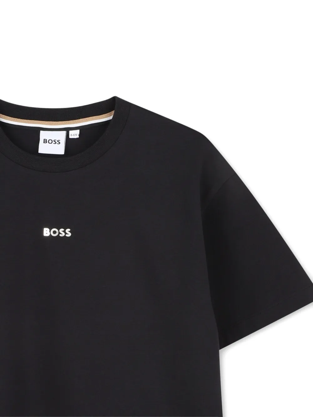 BOSS Kidswear T-shirt met logoprint Zwart