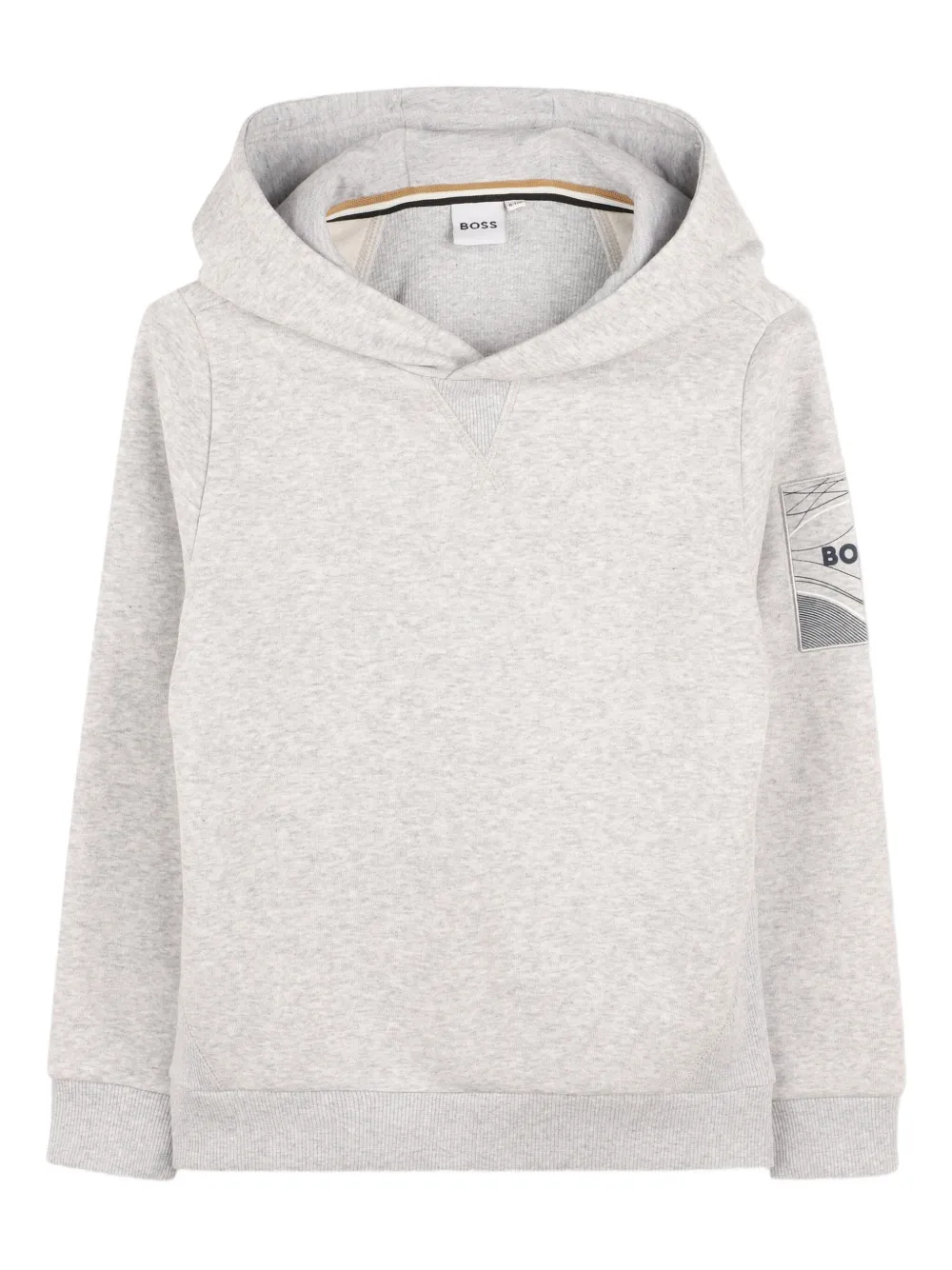 BOSS Kidswear logo-print hoodie | Grey | Image 1