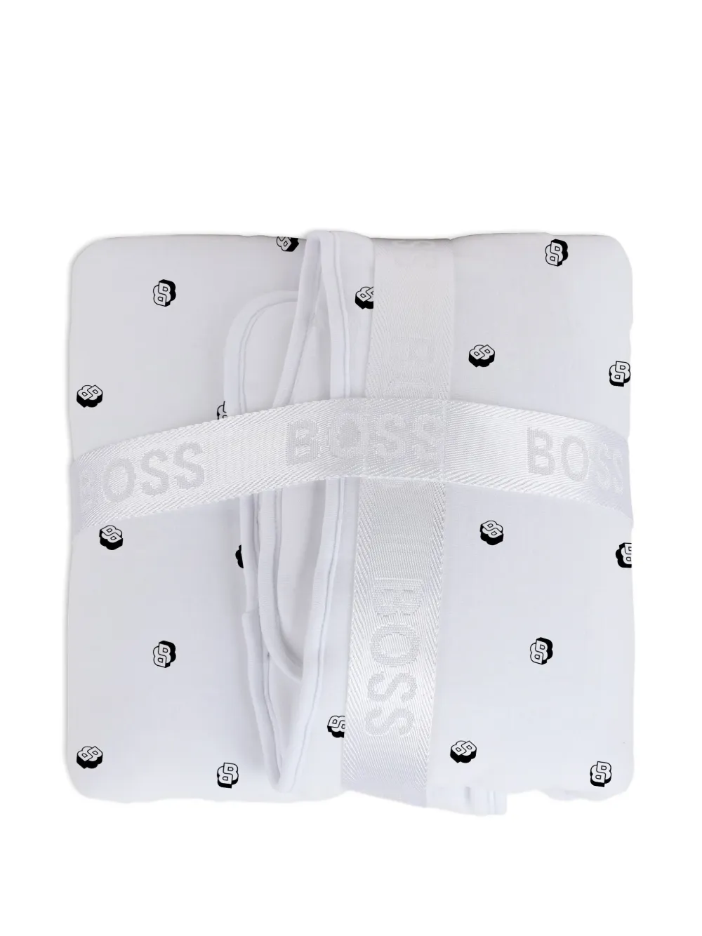 BOSS Kidswear Deken met stippen Wit