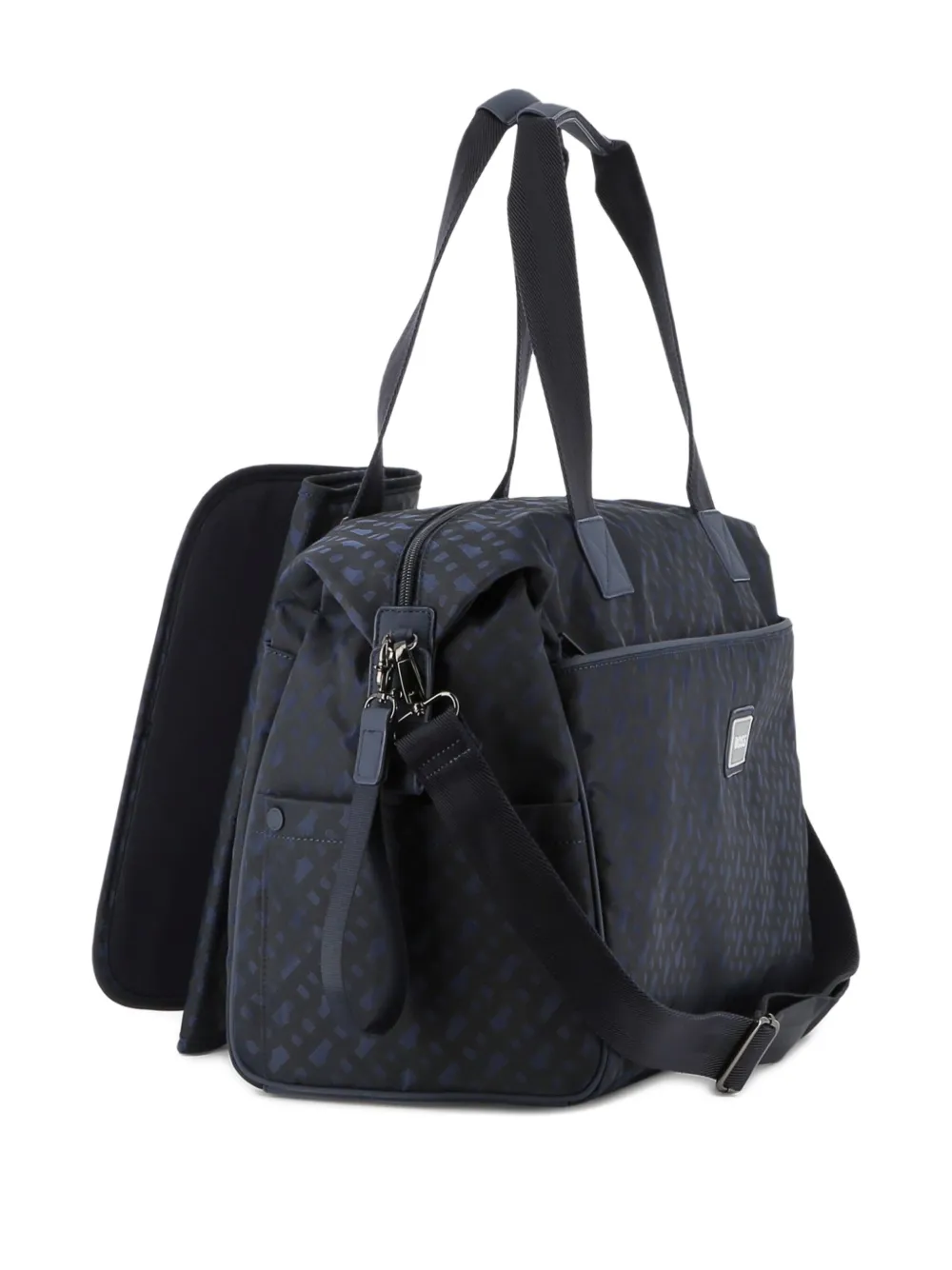BOSS Kidswear Luiertas met textuur Blauw