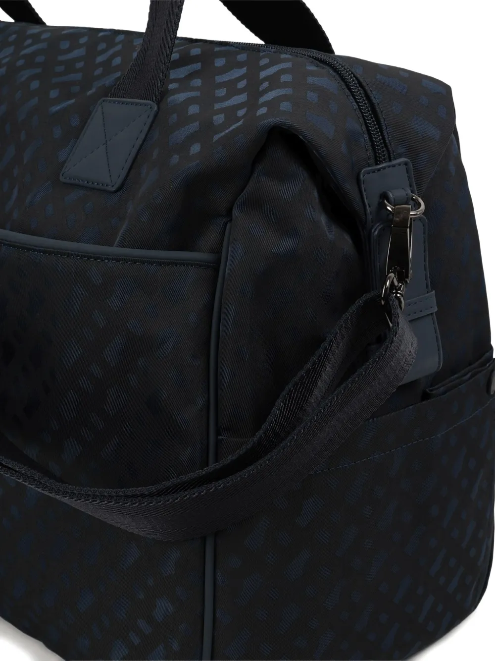 BOSS Kidswear Luiertas met textuur Blauw