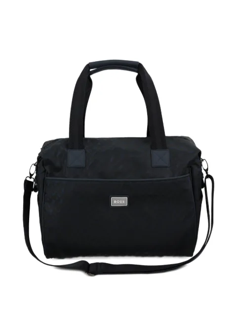 BOSS Kidswear textured changing bag