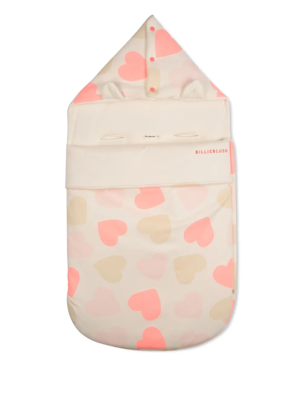 Billieblush heart-print organic cotton sleep bag | Neutrals | Image 1