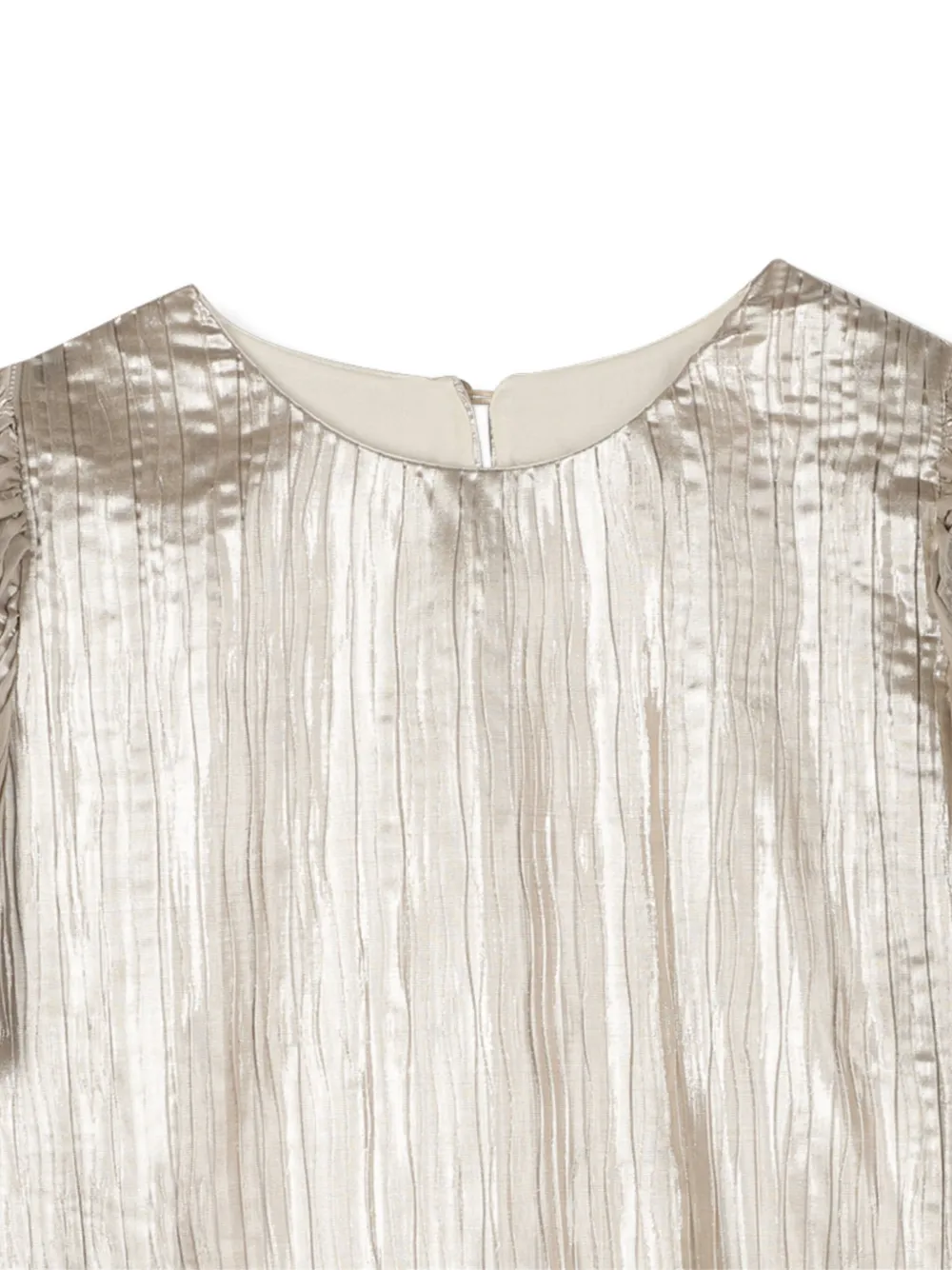 Billieblush Geplooide jurk met ruches Goud