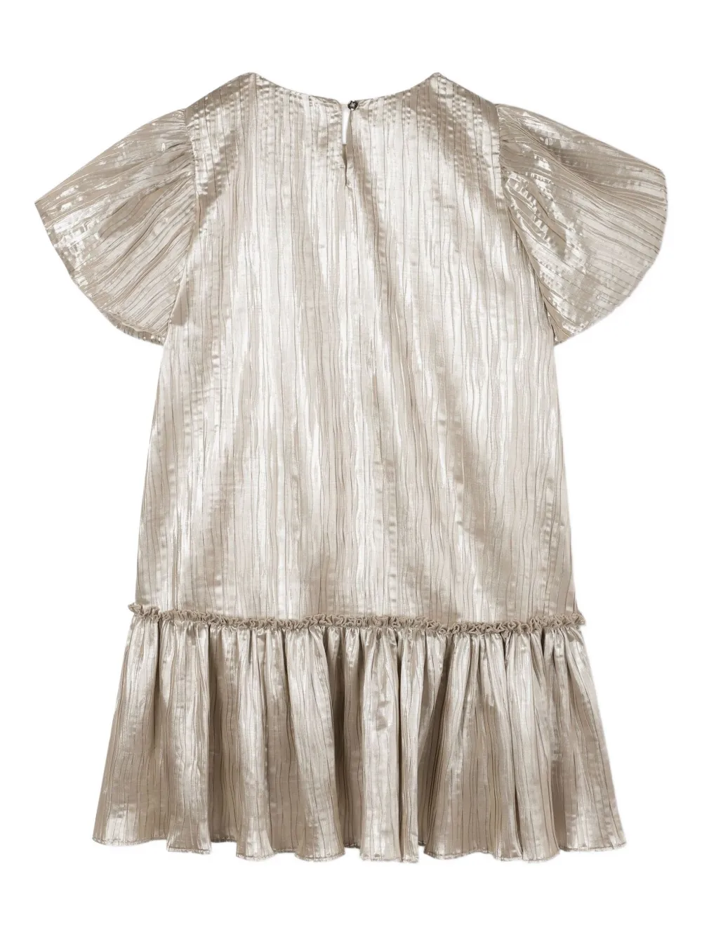 Billieblush Geplooide jurk met ruches Goud