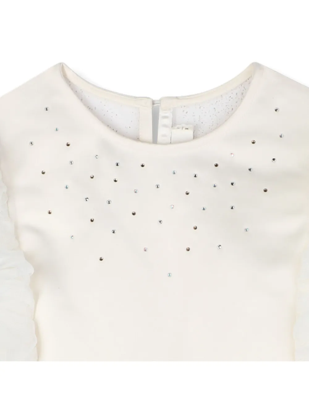 Billieblush Jurk met ruchemouwen Beige