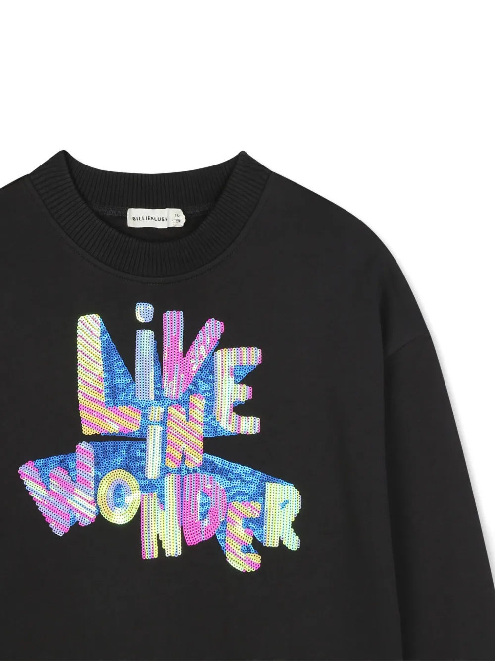 Billieblush Sweater met grafische pailletten Zwart