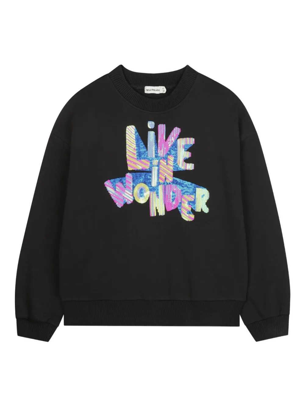 Billieblush Sweater met grafische pailletten Zwart