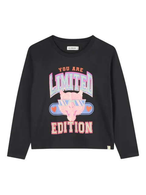 Billieblush graphic-print long-sleeve T-shirt