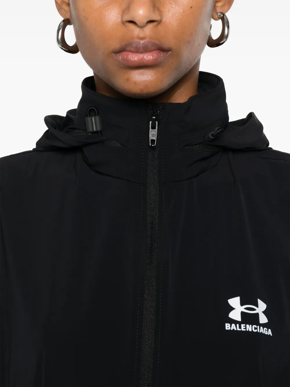 Balenciaga Jack met capuchon Zwart