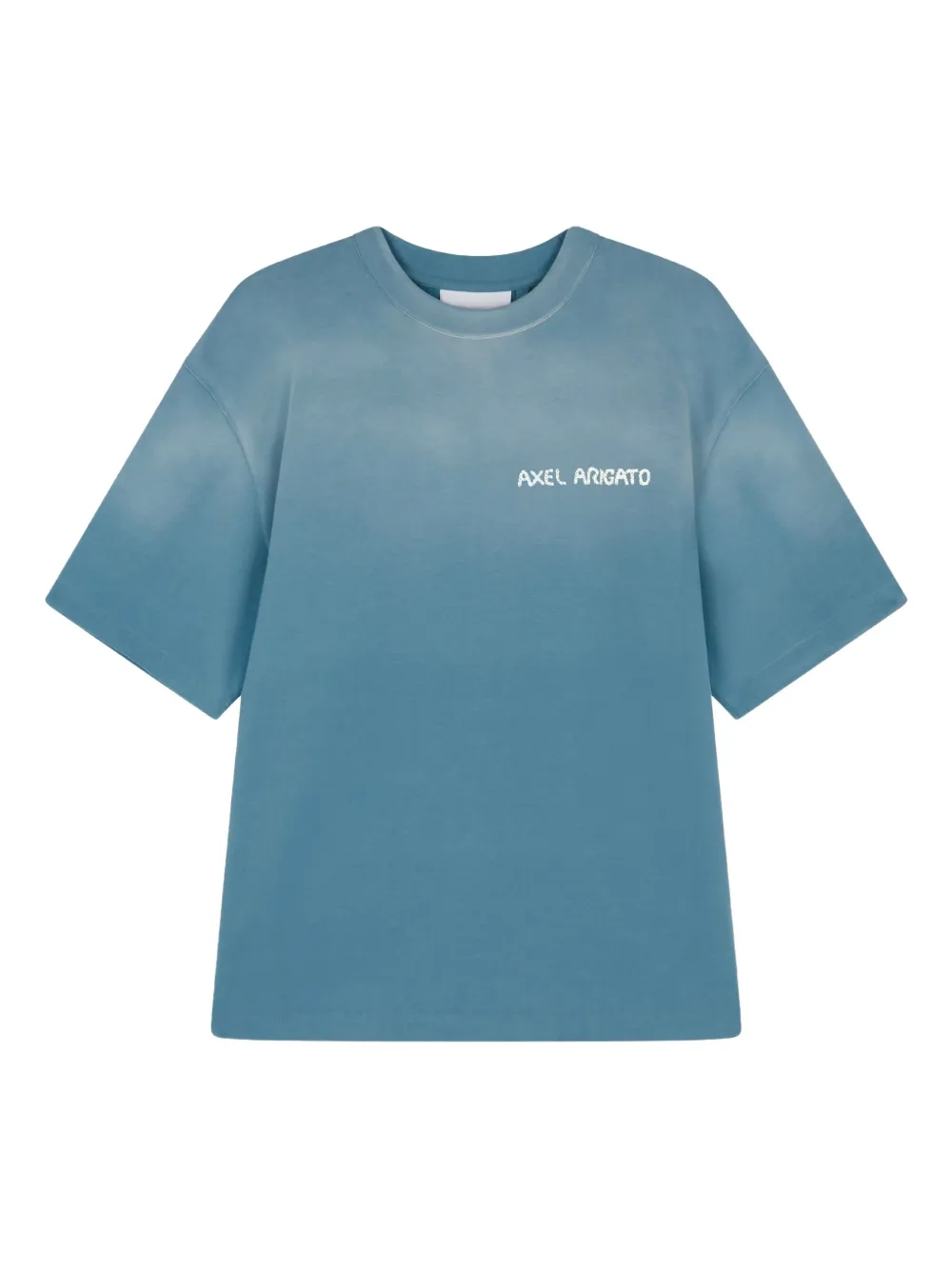 Axel Arigato T-shirt met logoprint Blauw