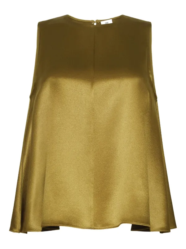 Adam Lippes Elias Blouse in Green