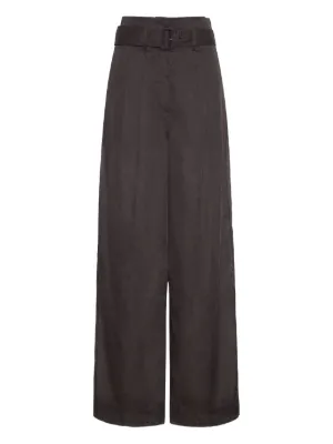 daniela gregis ダニエラ グレジスのパンツ Daniela Gregis シルクパンツ | ブラック | FARFETCH JP