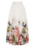 Adam Lippes Lovisa cotton skirt - White