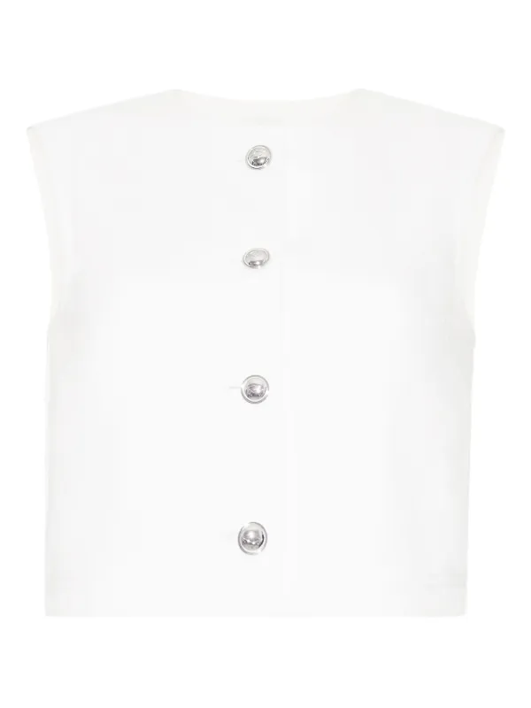 Adam Lippes Remo Vest in White