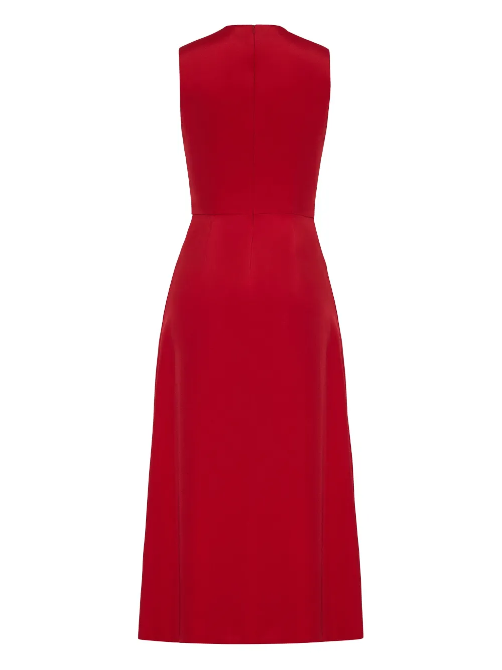 Adam Lippes Lynn midi-jurk Rood