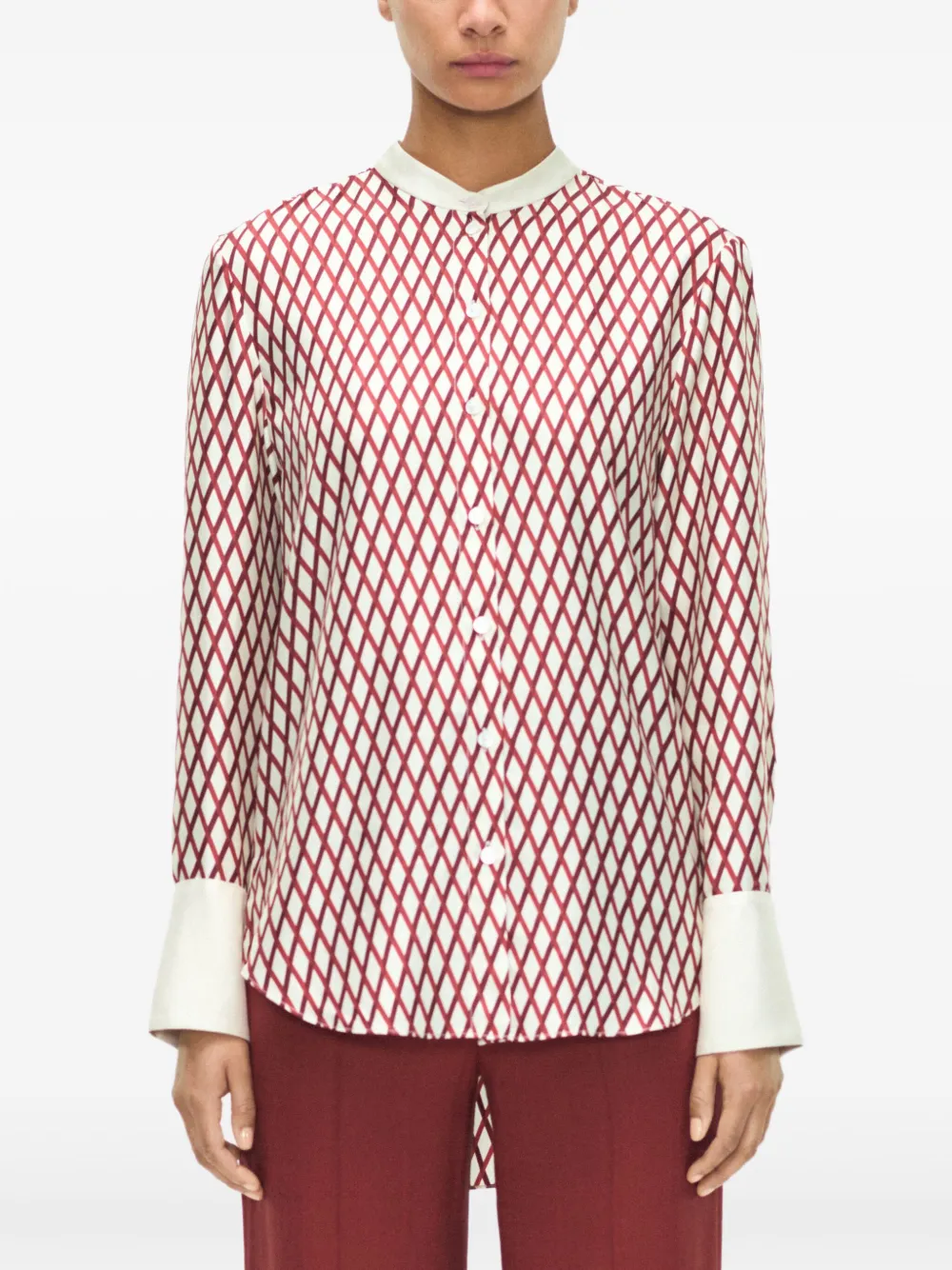 Adam Lippes Farrow blouse - Rood