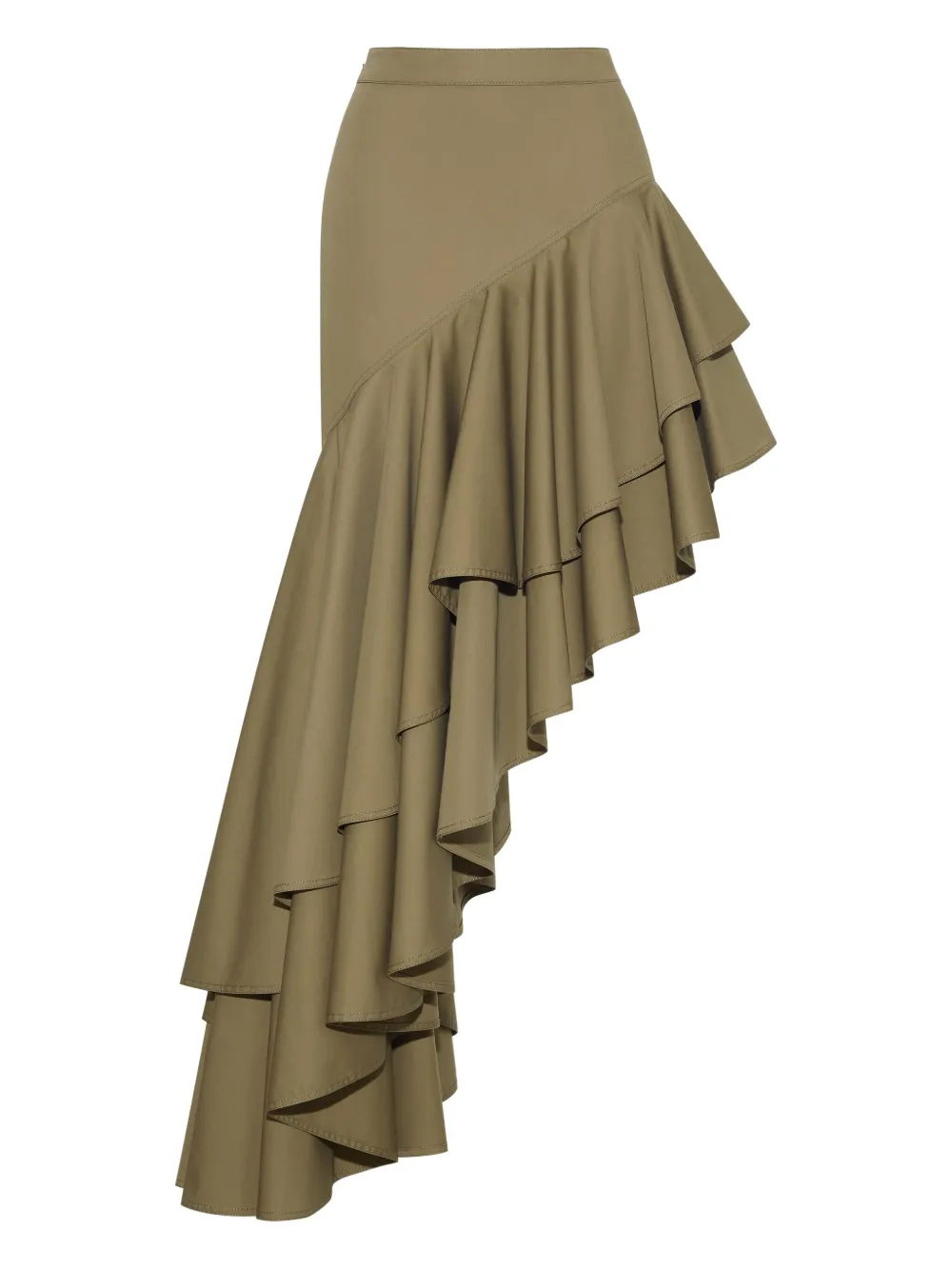 Adam Lippes jupe Cortés en coton | vert | Image 1