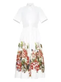 Adam Lippes Attacher midi dress - White