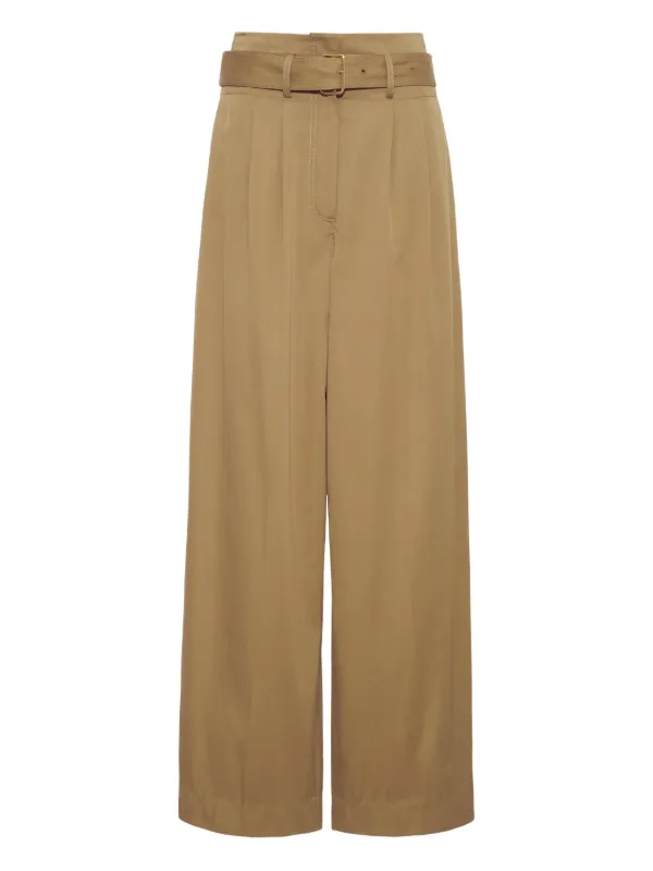 Adam Lippes Jericho Trousers in Neutrals