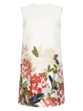 Adam Lippes Ani printed mini dress - White