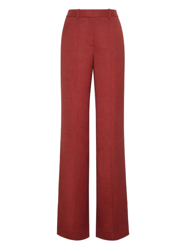 Adam Lippes Wyatt Trousers in Red