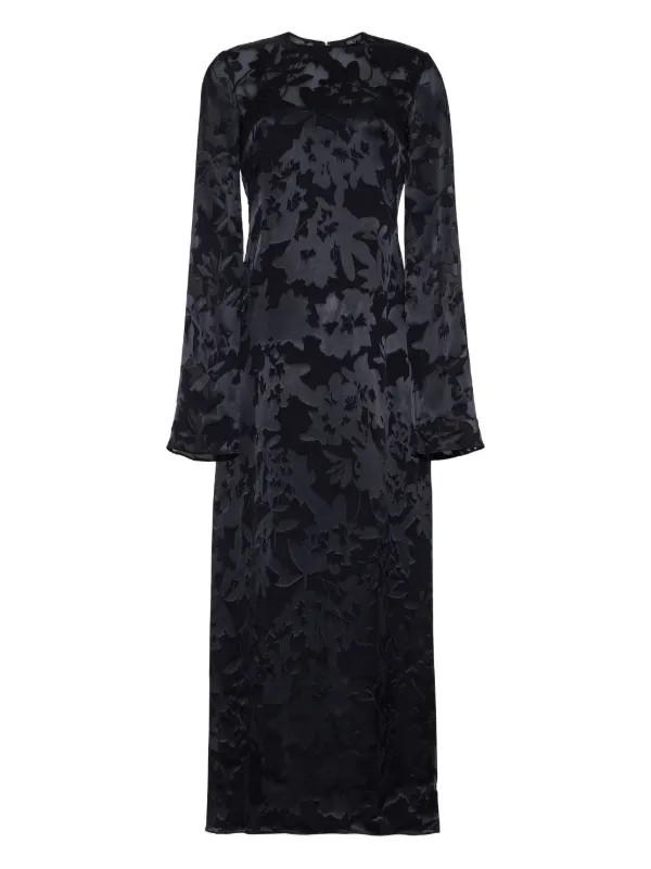 Adam Lippes Sylvia Midi Dress | Black | FARFETCH JO
