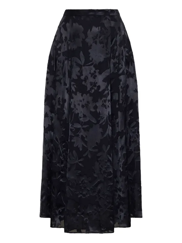Adam Lippes Emi Skirt in Black
