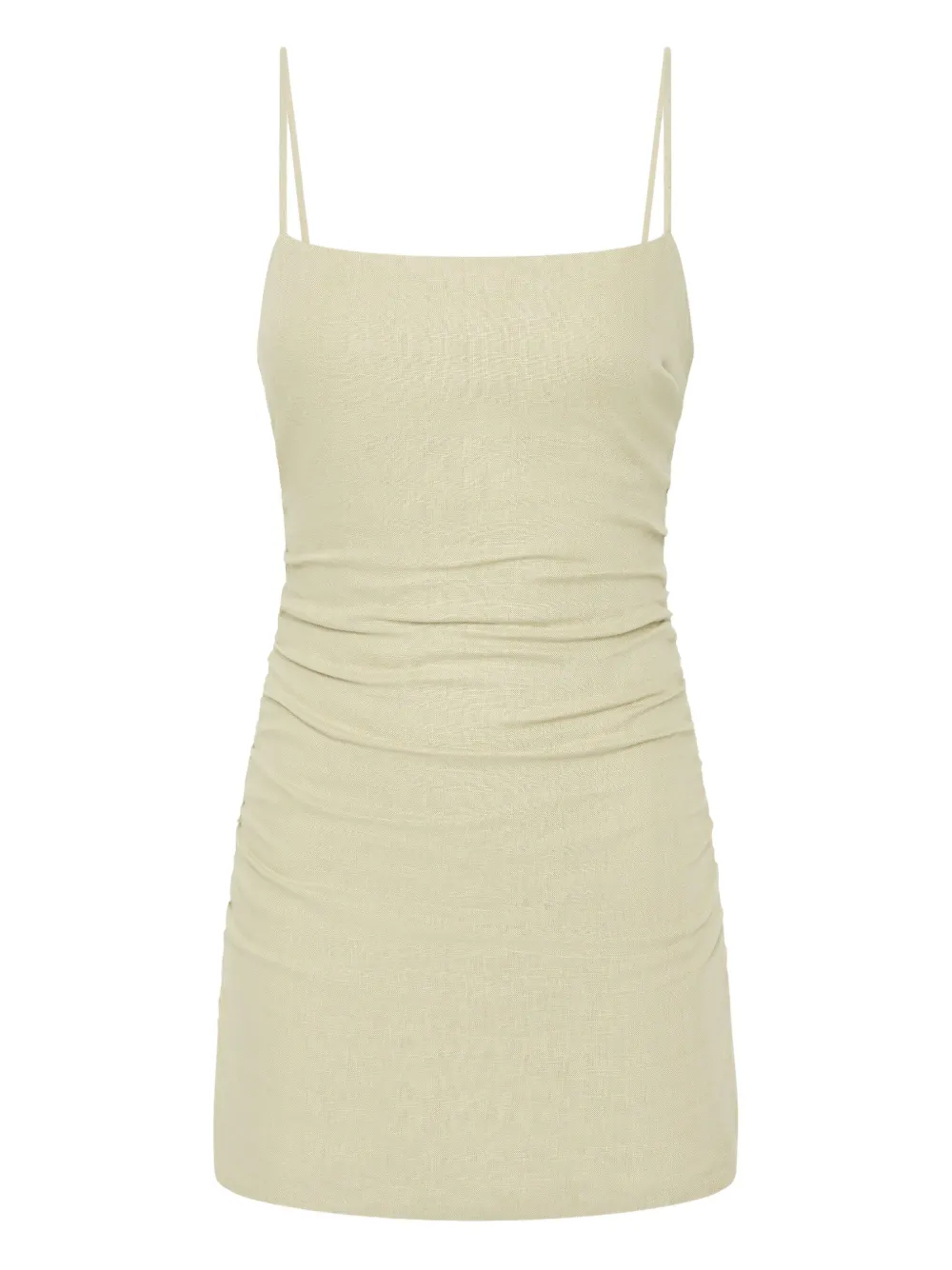 SIR. Linnen mini-jurk Beige