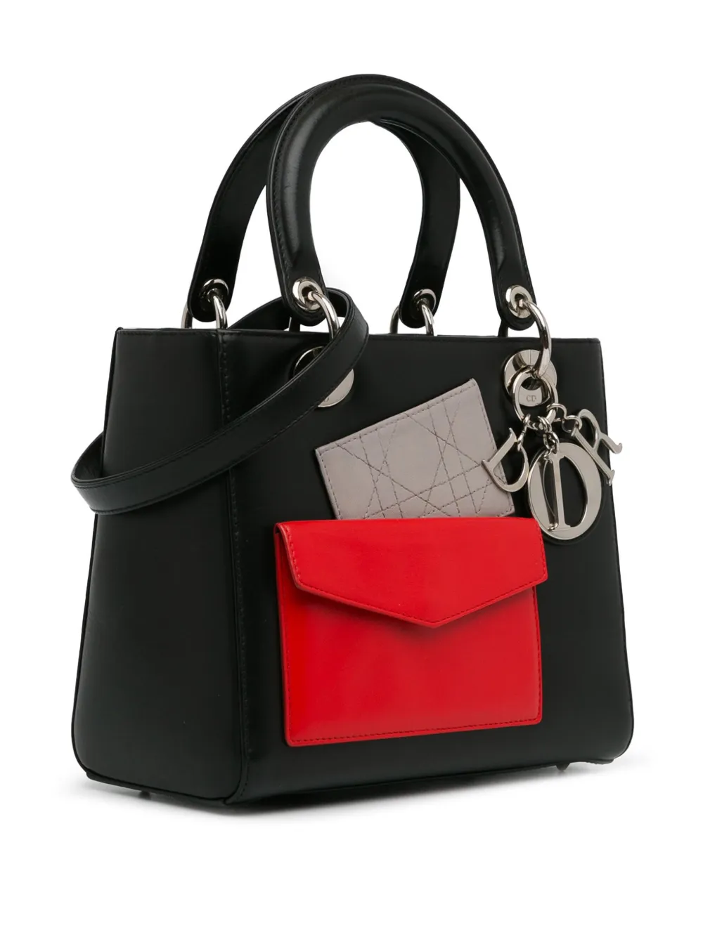 Christian Dior Pre-Owned 2014 Medium Calfskin Pockets Lady Dior satchel | Pre-Owned | Image 2