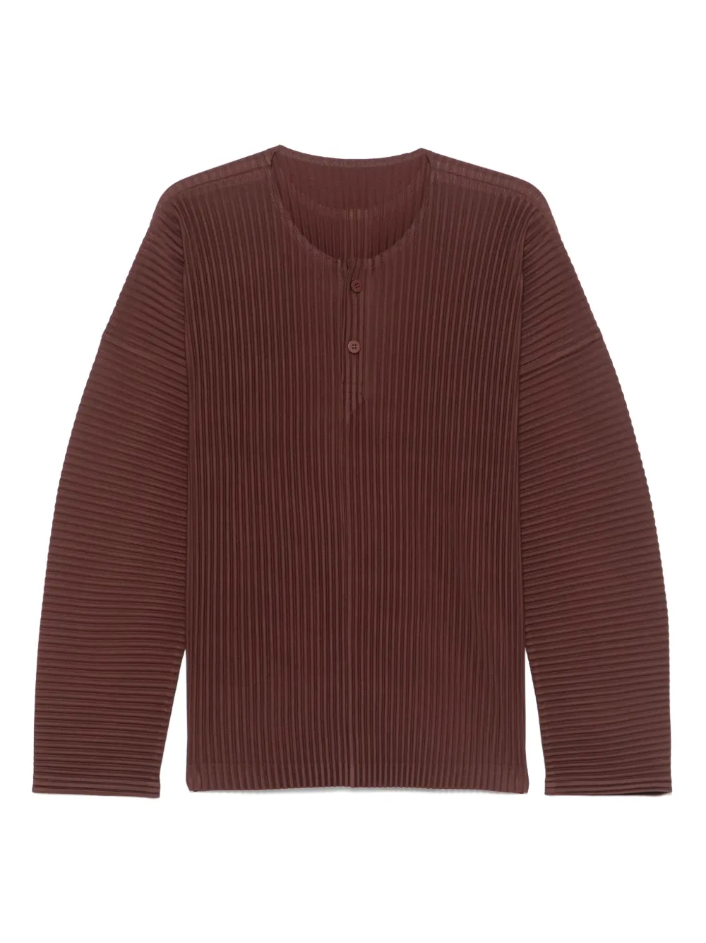 Homme Plissé Issey Miyake Plissé T-shirt Bruin