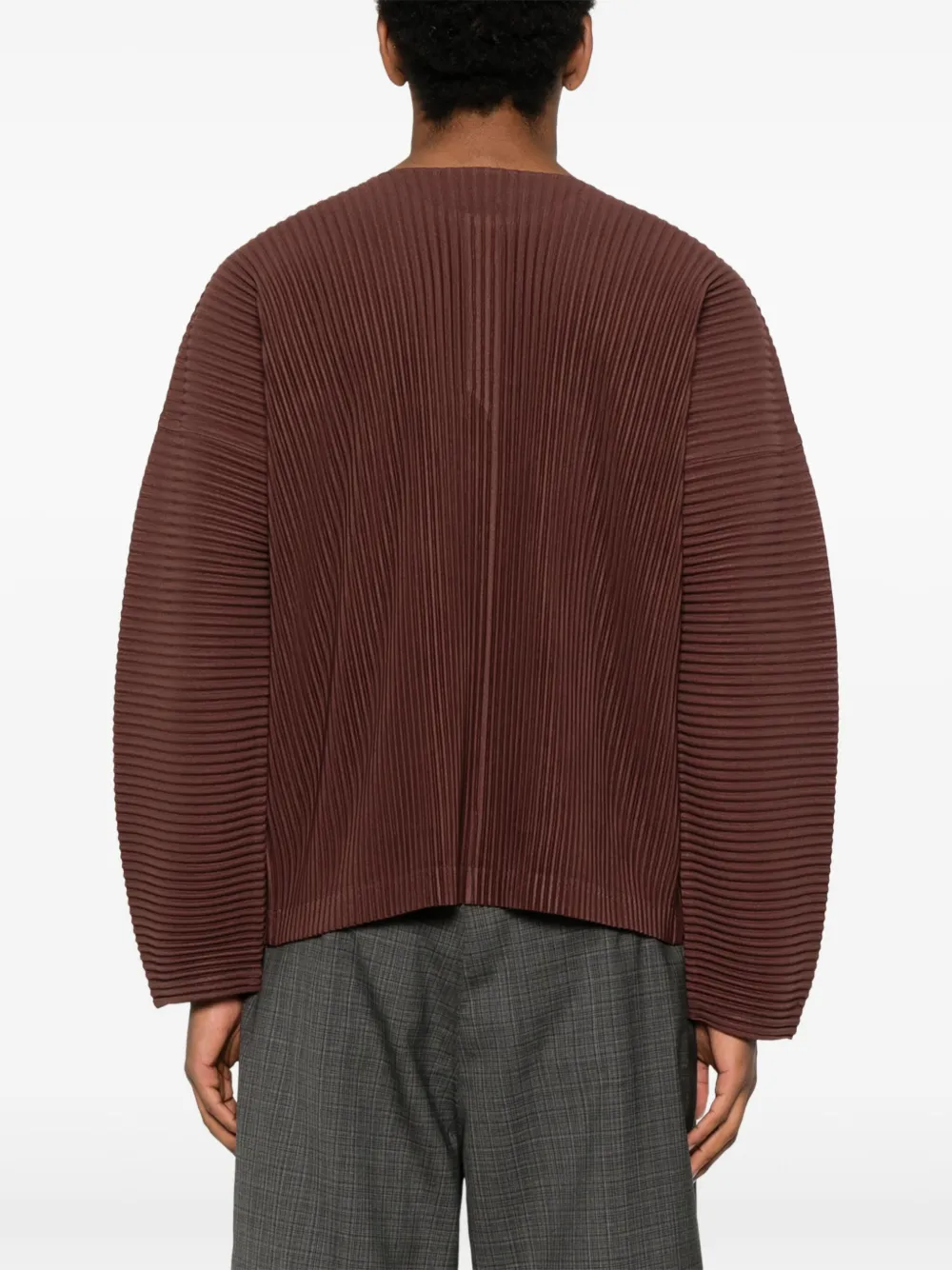 Homme Plissé Issey Miyake Plissé T-shirt Bruin