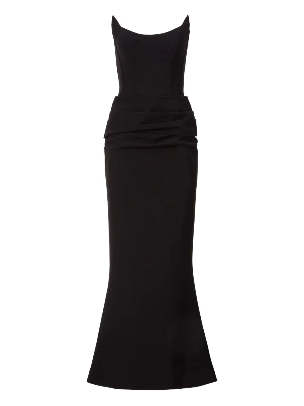 MOOS STUDIO Velvet Edge dress | Black | Image 1