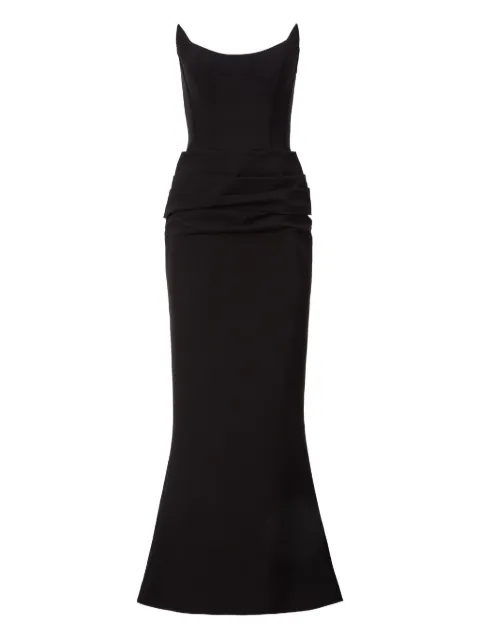 MOOS STUDIO Velvet Edge dress