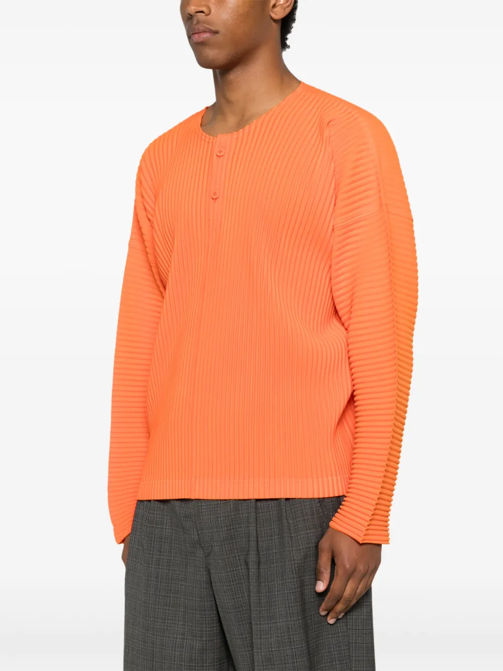 Homme Plissé Issey Miyake Plissé T-shirt Oranje
