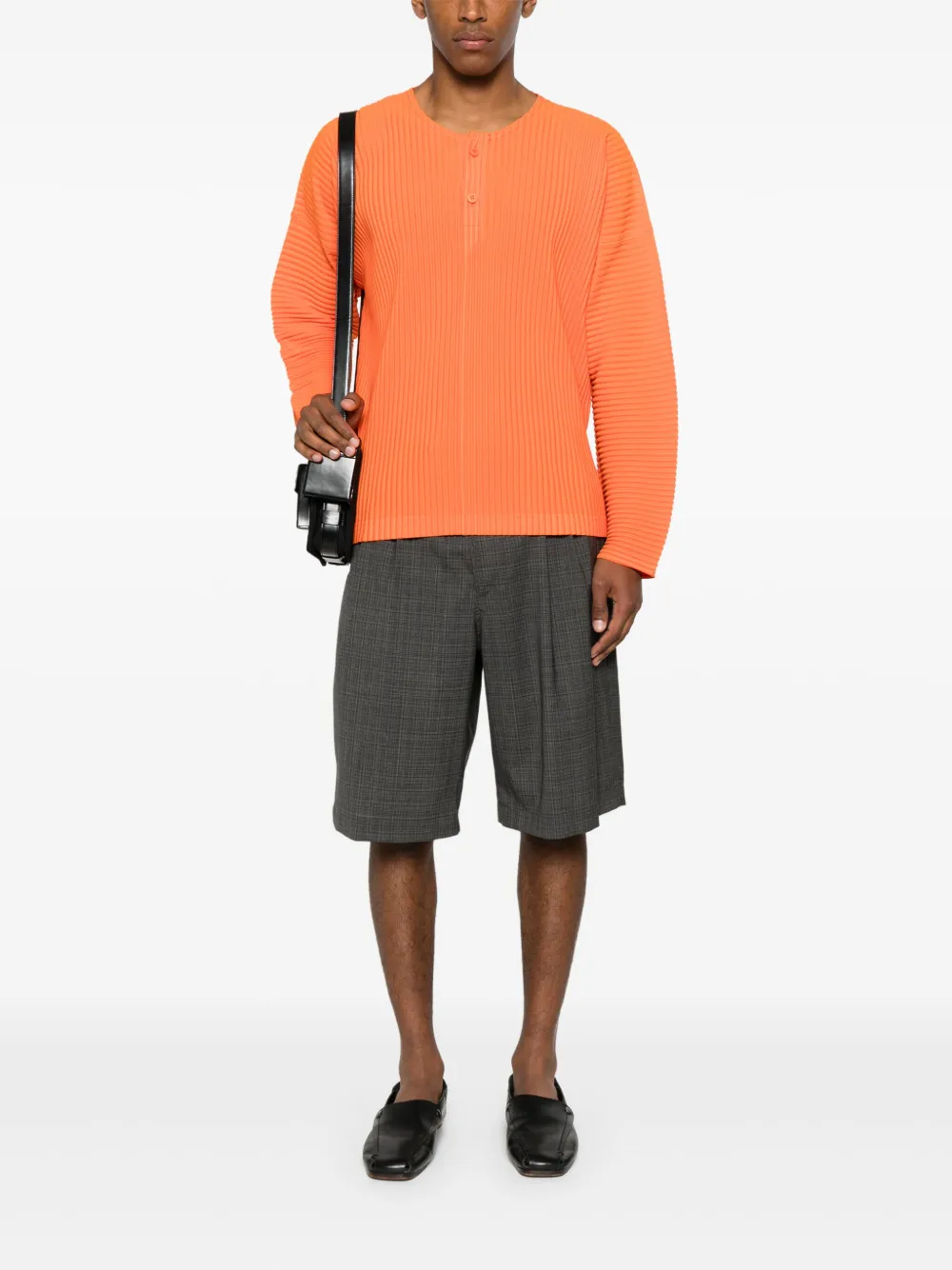 Homme Plissé Issey Miyake Plissé T-shirt - Oranje