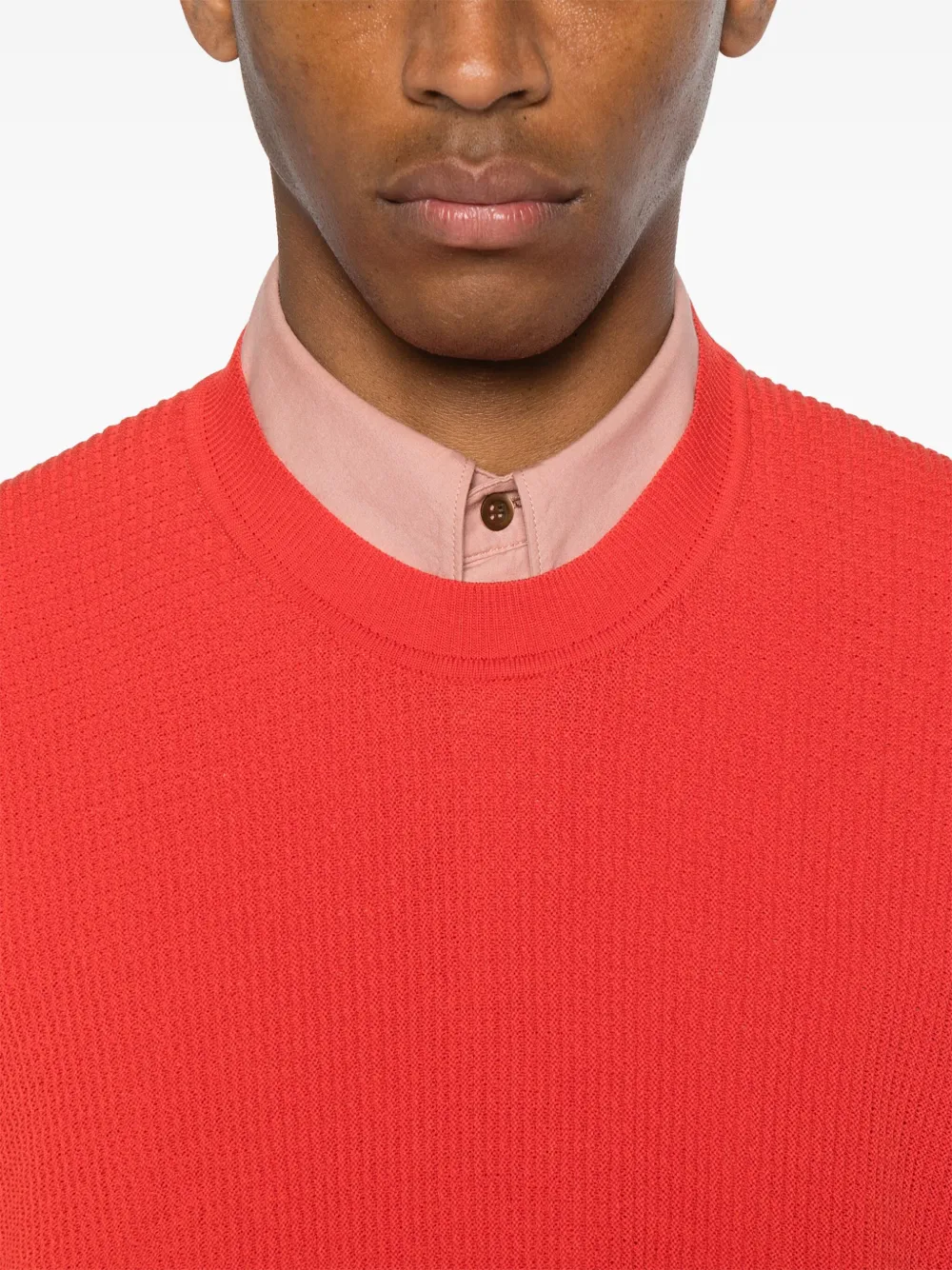 Homme Plissé Issey Miyake Katoenen gilet Rood