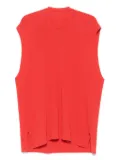 Homme Plissé Issey Miyake cotton vest - Red