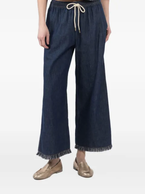 ZIMMERMANN pantalones anchos con flecos