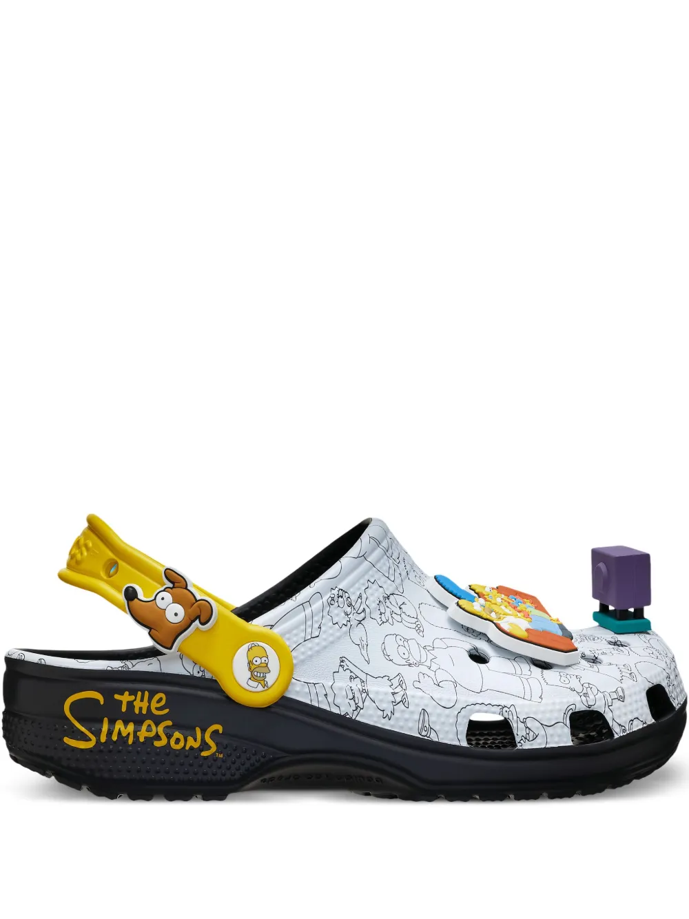 Crocs Classic Clog "The Simpsons Intro Sequence" sandals White