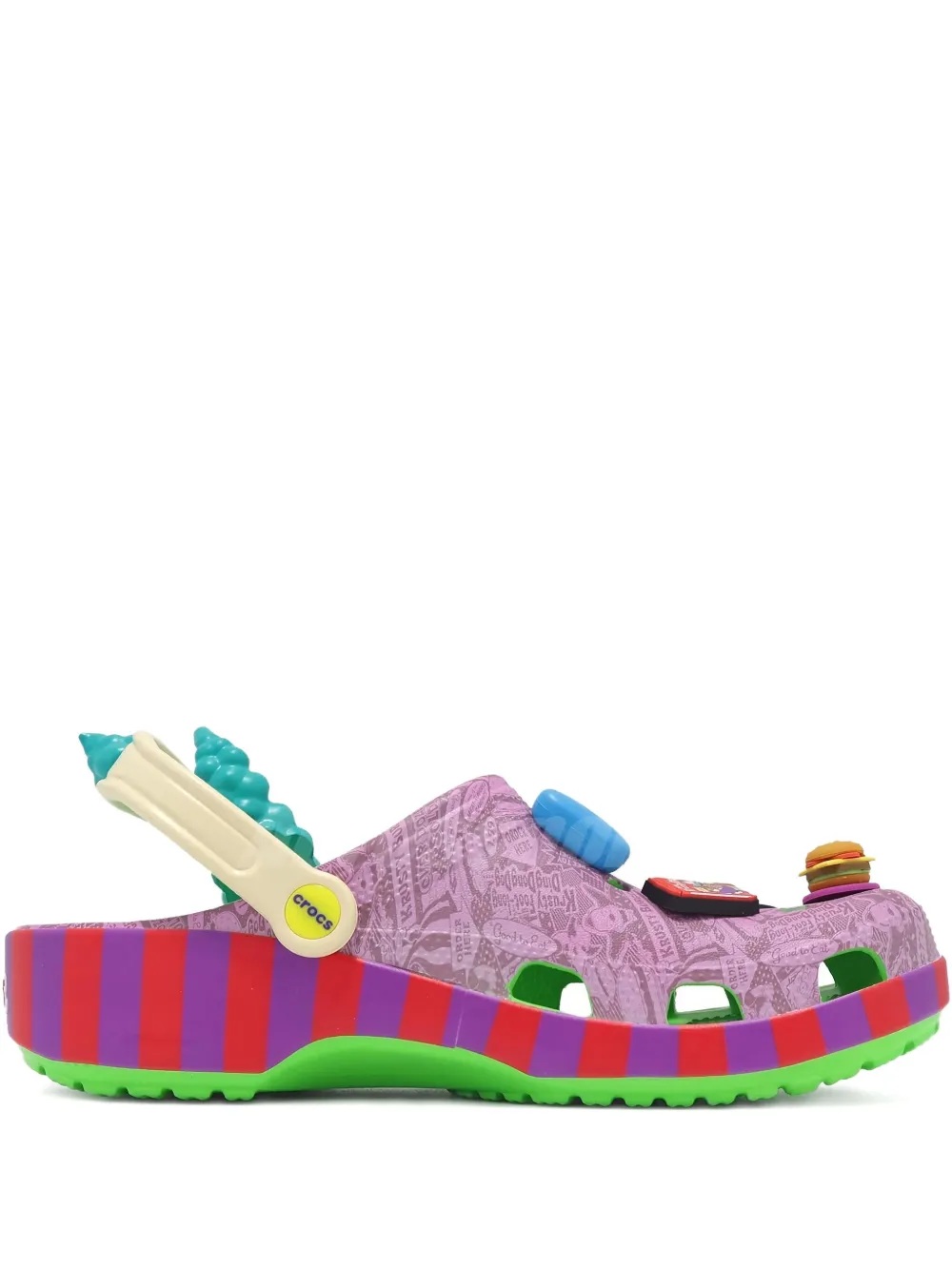 Crocs x The Simpsons "Krusty the Clown" sandals Pink