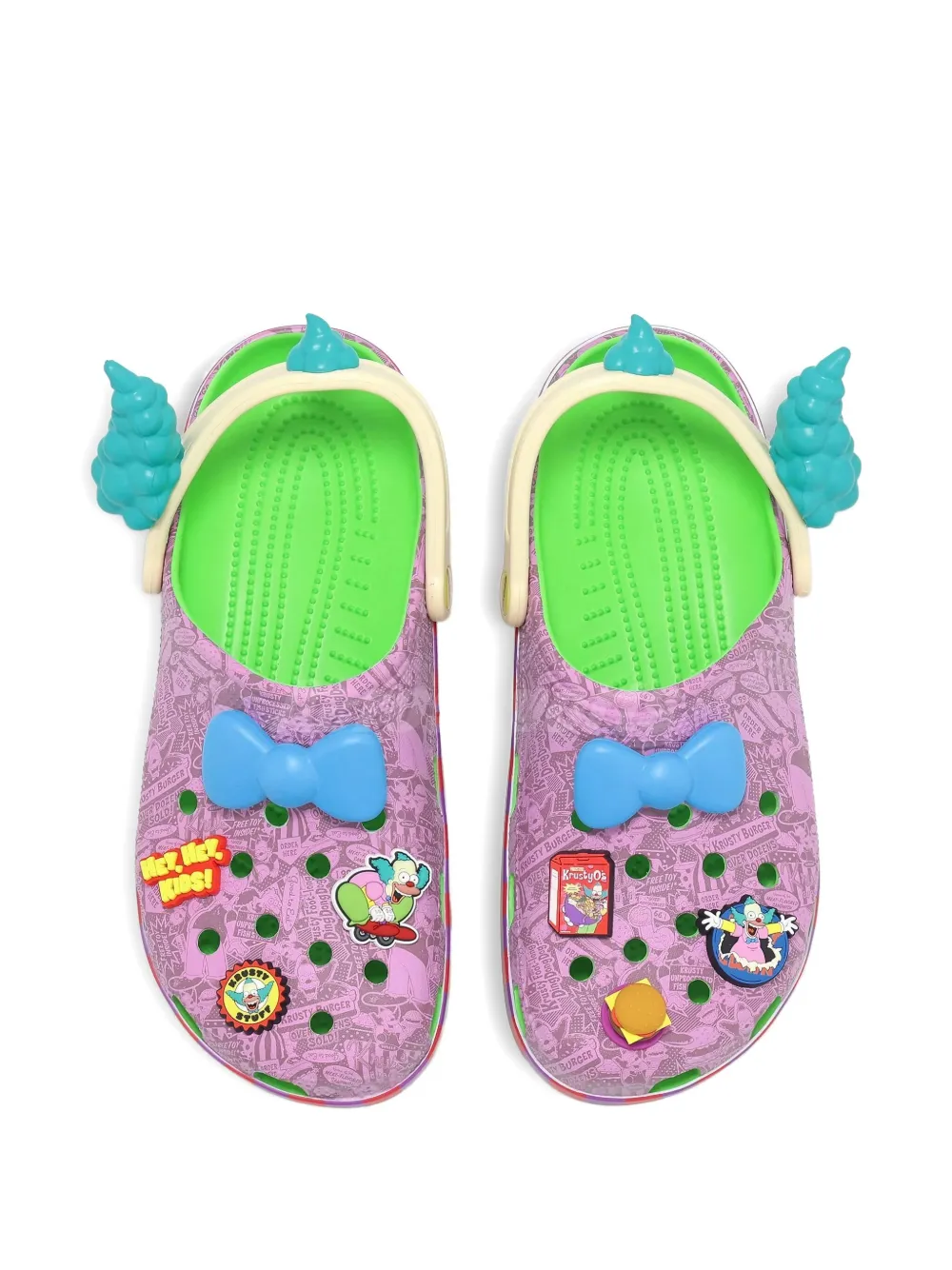 Crocs x The Simpsons "Krusty the Clown" sandals Pink