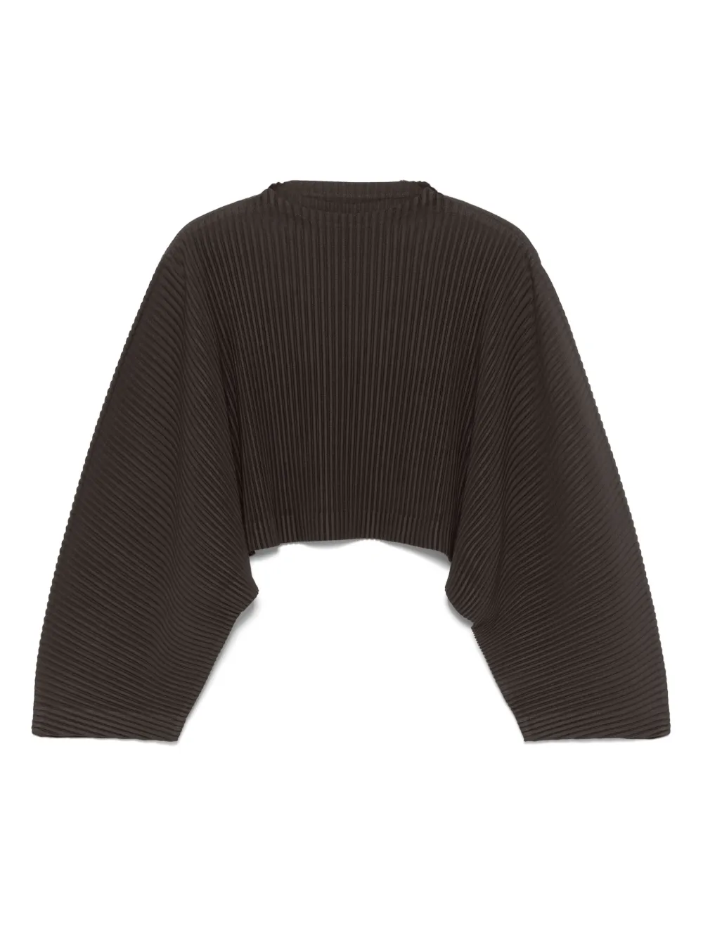 Homme Plissé Issey Miyake プリーツエフェクト Tシャツ - ブラウン Homme Plissé Issey Miyake プリーツエフェクト Tシャツ - ブラウン