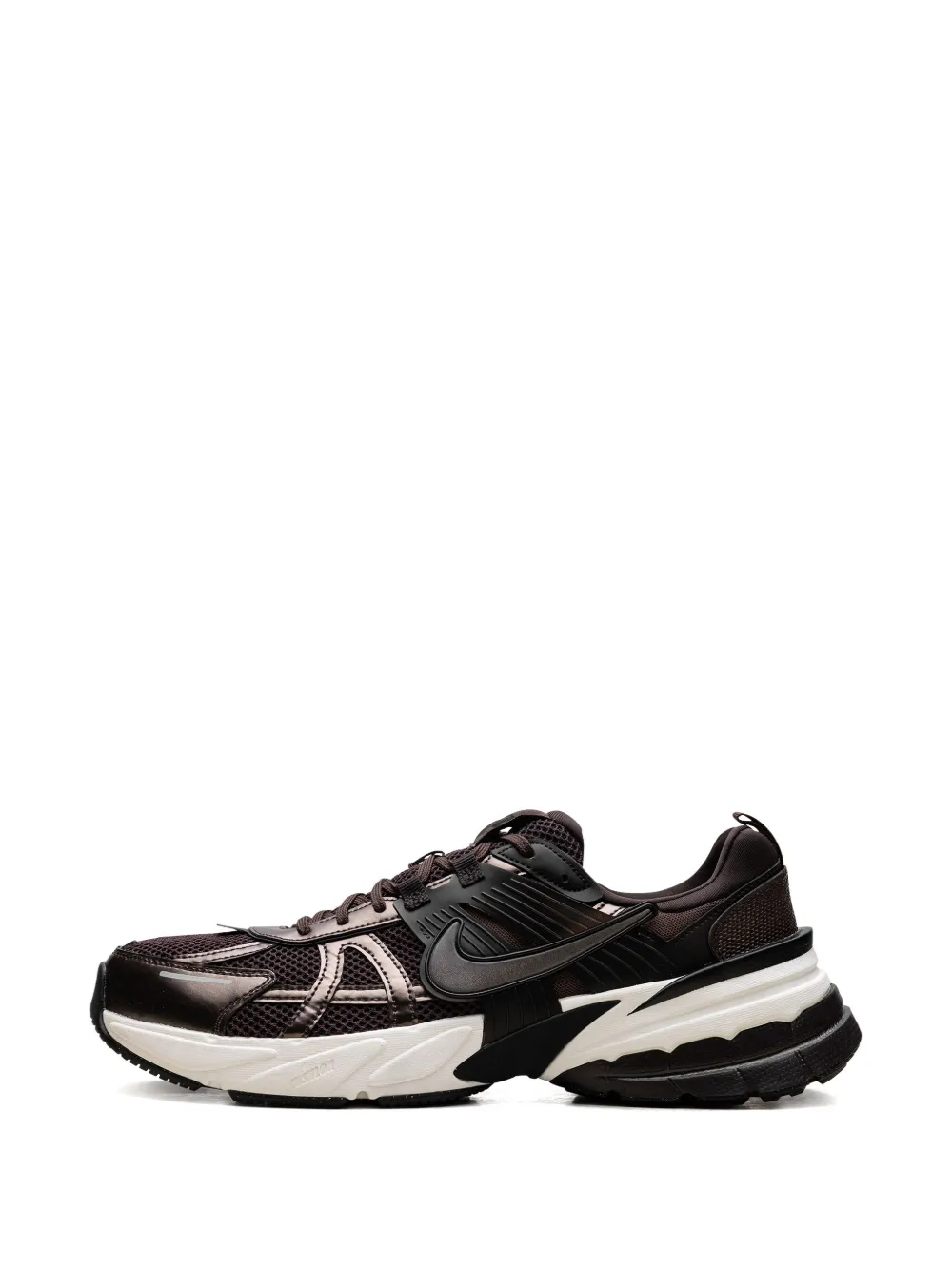 Nike V2K Run "Velvet Brown White Black Baroque Brown" sneakers