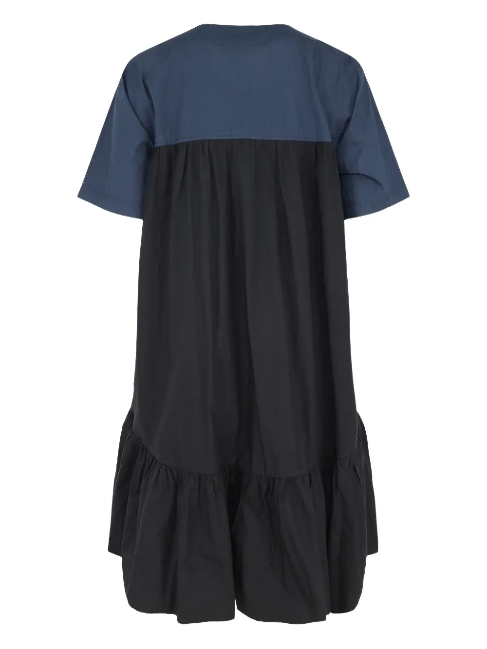 Ulla Johnson lace-up panelled mini dress - Zwart