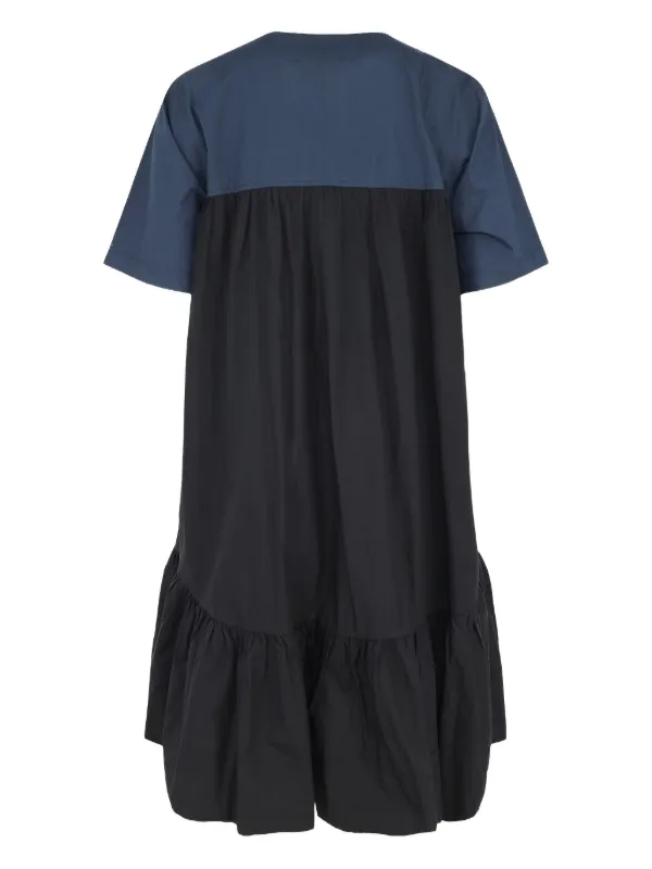 Ulla Johnson lace-up Panelled Mini Dress | Black | FARFETCH OM