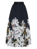 Adam Lippes Lovisa cotton skirt - Black