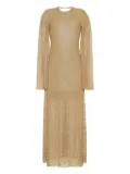 Adam Lippes Sylvia maxi dress - Gold