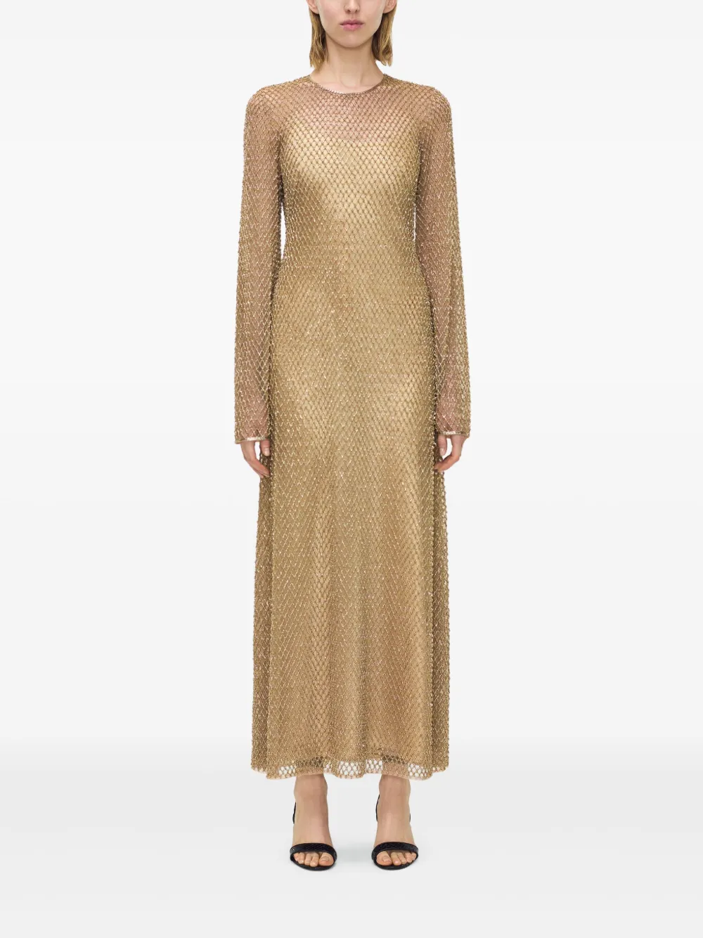 Adam Lippes Sylvia maxi-dress Goud