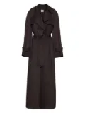 Adam Lippes Jupiter trench coat - Brown